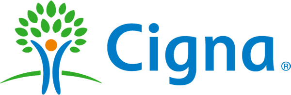 Cigna logo featuring a stylized tree design with blue text, symbolizing insurance coverage and healthcare services. Maximize dental coverage with affordable options.