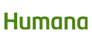 Humana logo in green font on a white background, representing dental insurance coverage and affordable payment plans.