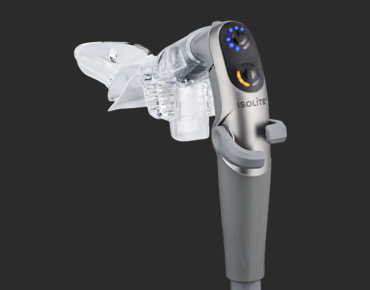 Isolite dental device used for advanced dental technology in Katy, featuring ergonomic design for patient comfort and efficiency.