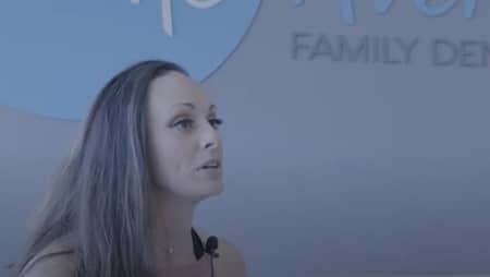 Patient sharing their positive experience at Smile Avenue Family Dentistry in Katy, highlighting dental care results and personal satisfaction.