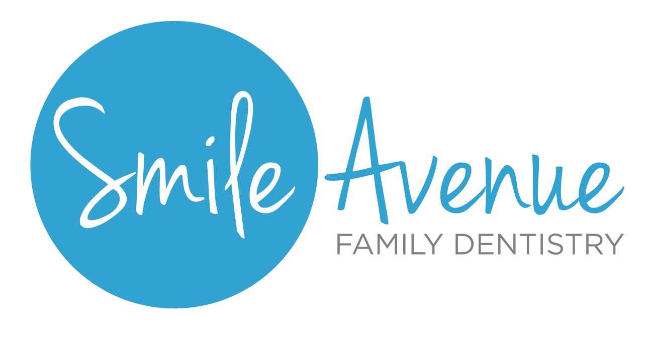 Smile Avenue Family Dentistry Logo featuring the text 'Smile Avenue' in black and blue with a blue circle background, representing dental services and expertise in Cypress, TX.